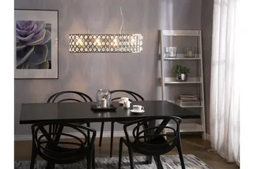 Tenna L Taklampe 81 cm - Sølv - Belysning - Innendørsbelysning & Lamper - Taklampe - Kjøkkenlampe & taklampe kjøkken