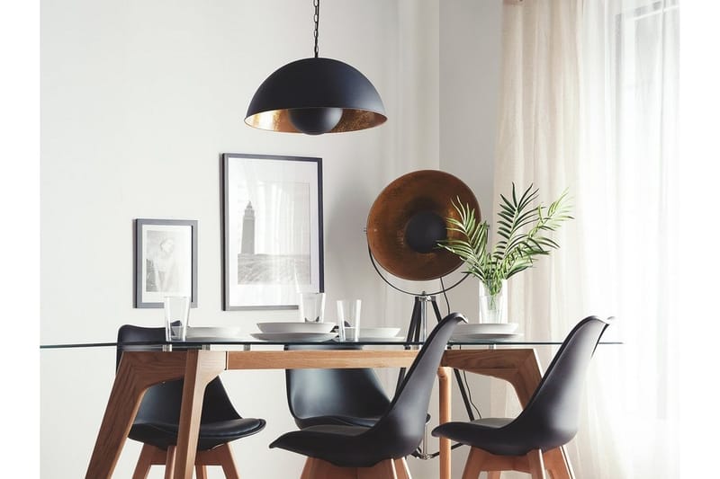 Thames Plafond 50 cm, Svart