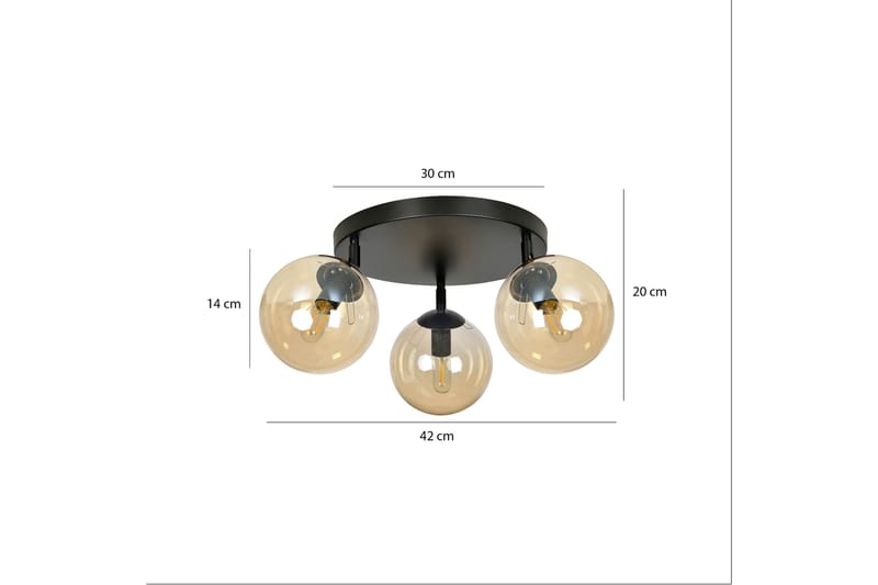 Tofi 3A Premium Taklampe Svart - Scandinavian Choice - Taklampe soverom - Kjøkkenlampe & taklampe kjøkken - Lamper gang - Vinduslampe - Pendellamper & Hengelamper - Taklampe stue - Vinduslampe hengende - Taklampe