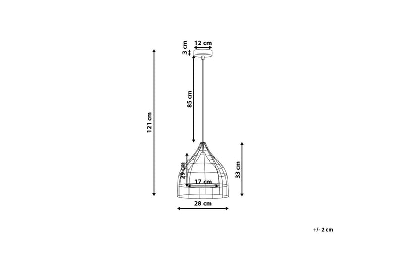 Tresa Taklampe 28 cm - Svart - Belysning - Innendørsbelysning & Lamper - Taklampe - Kjøkkenlampe & taklampe kjøkken