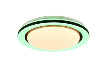 Trio Lighting Cartida LED plafond hvit stjernelys RGB - Belysning - Innendørsbelysning & Lamper - Taklampe - Takplafond
