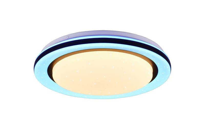 Trio Lighting Cartida LED plafond hvit stjernelys RGB - Belysning - Innendørsbelysning & Lamper - Taklampe - Takplafond