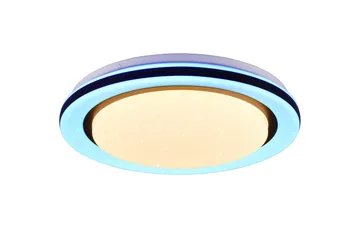 Trio Lighting Cartida LED plafond hvit stjernelys RGB - Belysning - Innendørsbelysning & Lamper - Taklampe - Takplafond