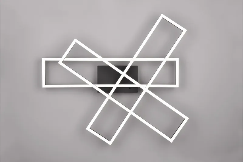 Trio Lighting Corso LED Taklampe Matt Svart - Belysning - Innendørsbelysning & Lamper - Taklampe - Takplafond