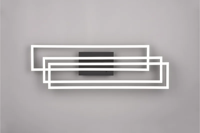 Trio Lighting Corso LED Taklampe Matt Svart - Belysning - Innendørsbelysning & Lamper - Taklampe - Takplafond