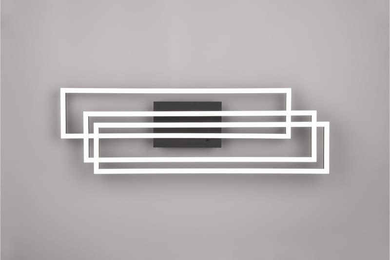 Trio Lighting Corso LED Taklampe Matt Svart - Belysning - Innendørsbelysning & Lamper - Taklampe - Takplafond