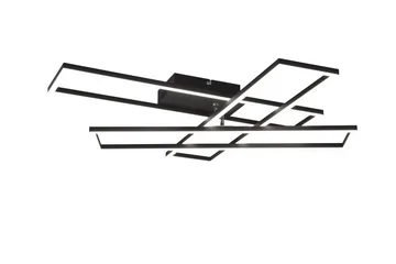 Trio Lighting Corso LED Taklampe Matt Svart - Belysning - Innendørsbelysning & Lamper - Taklampe - Takplafond