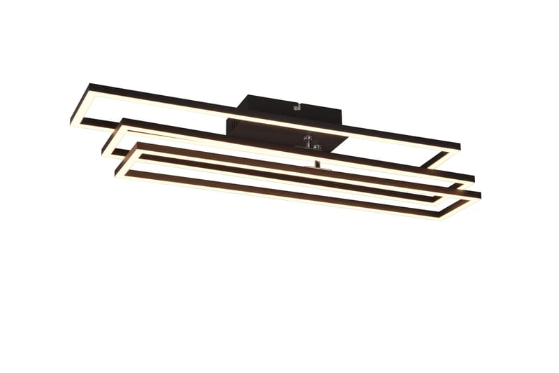 Trio Lighting Corso LED Taklampe Matt Svart - Belysning - Innendørsbelysning & Lamper - Taklampe - Takplafond