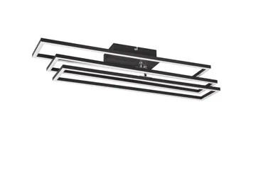 Trio Lighting Corso LED Taklampe Matt Svart - Belysning - Innendørsbelysning & Lamper - Taklampe - Takplafond