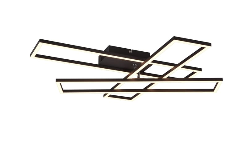 Trio Lighting Corso LED Taklampe Matt Svart - Belysning - Innendørsbelysning & Lamper - Taklampe - Takplafond
