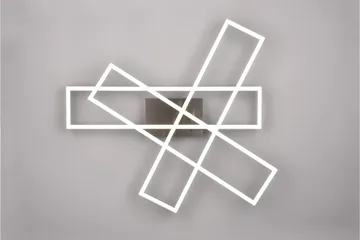 Trio Lighting Corso LED Plafond børstet stål - Belysning - Innendørsbelysning & Lamper - Taklampe - Takplafond