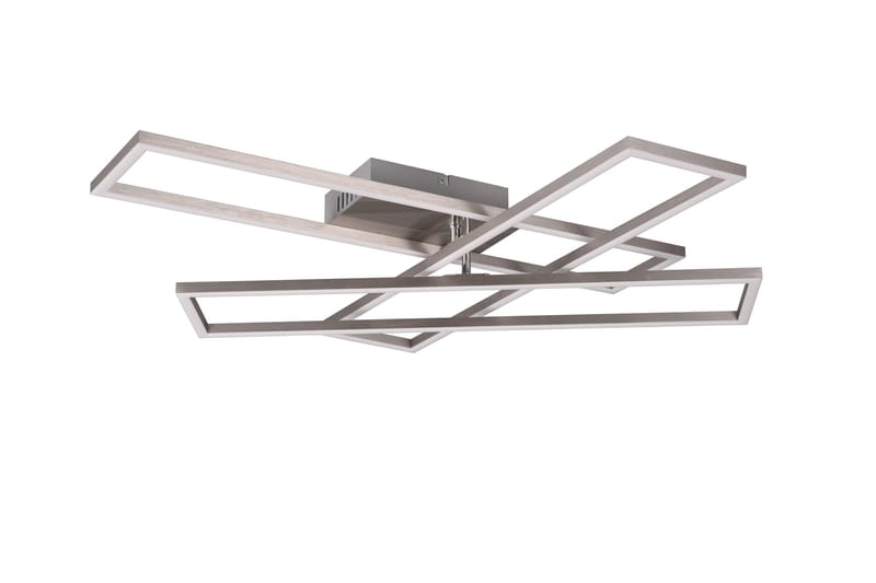 Trio Lighting Corso LED Plafond børstet stål