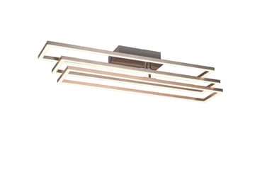 Trio Lighting Corso LED Plafond børstet stål - Belysning - Innendørsbelysning & Lamper - Taklampe - Takplafond