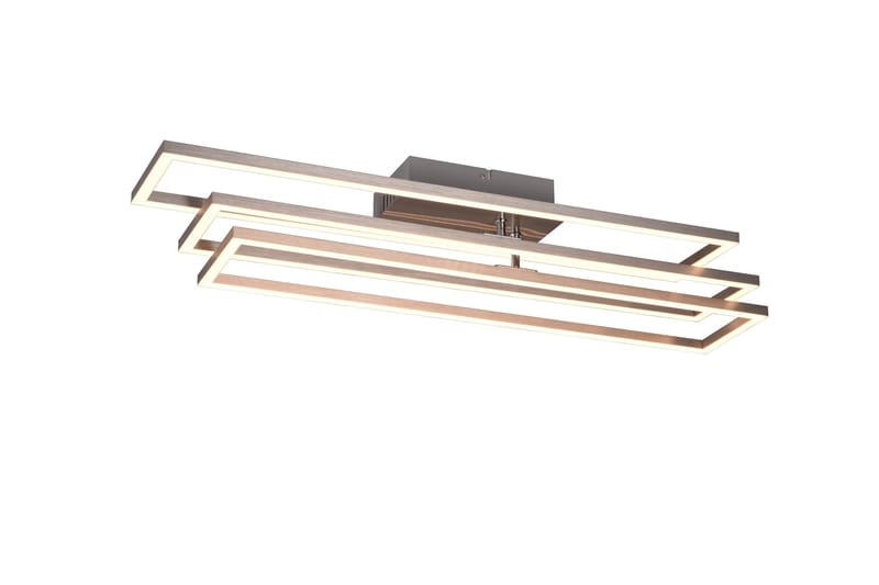 Trio Lighting Corso LED Plafond børstet stål - Belysning - Innendørsbelysning & Lamper - Taklampe - Takplafond