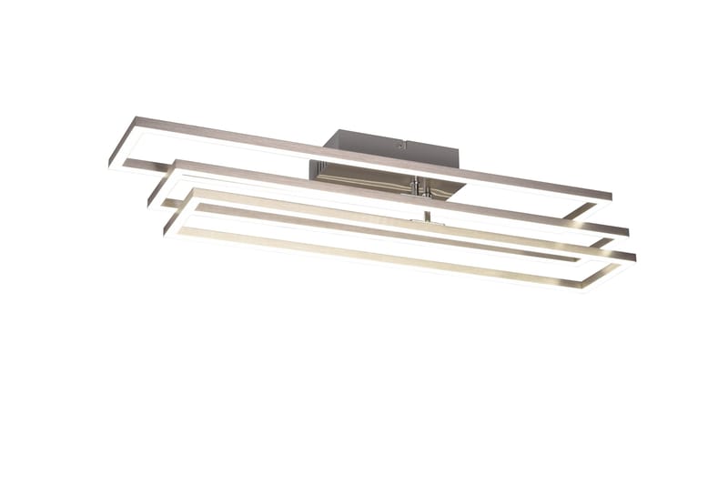 Trio Lighting Corso LED Plafond børstet stål - Belysning - Innendørsbelysning & Lamper - Taklampe - Takplafond