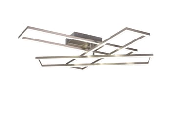 Trio Lighting Corso LED Plafond børstet stål - Belysning - Innendørsbelysning & Lamper - Taklampe - Takplafond