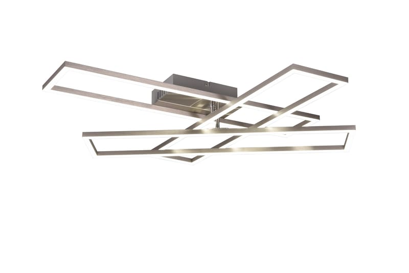 Trio Lighting Corso LED Plafond børstet stål - Belysning - Innendørsbelysning & Lamper - Taklampe - Takplafond