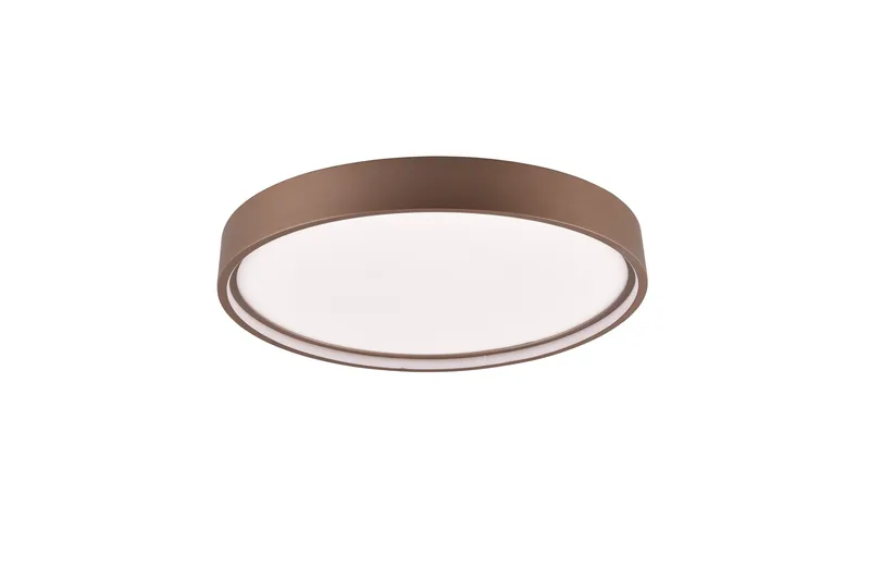Trio Lighting Doha LED plafond 45 cm kaffe brun
