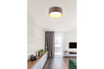 Trio Lighting Locarno LED plafond 28 cm greige - Belysning - Innendørsbelysning & Lamper - Taklampe - Takplafond