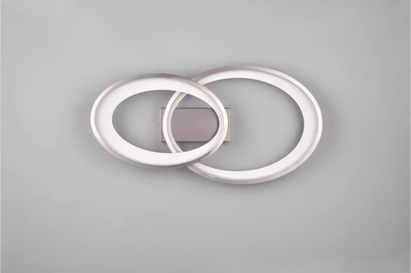 Trio Lighting Malaga LED Taklampe Børstet Stål - Belysning - Innendørsbelysning & Lamper - Taklampe - Takplafond