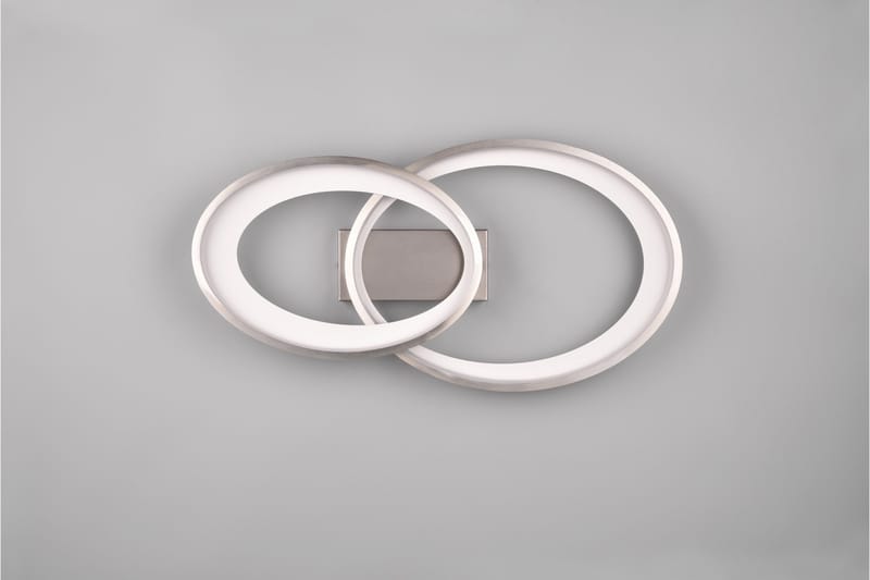 Trio Lighting Malaga LED Taklampe Børstet Stål - Belysning - Innendørsbelysning & Lamper - Taklampe - Takplafond