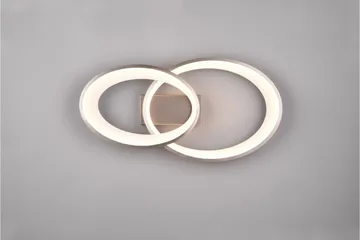 Trio Lighting Malaga LED Taklampe Børstet Stål - Belysning - Innendørsbelysning & Lamper - Taklampe - Takplafond