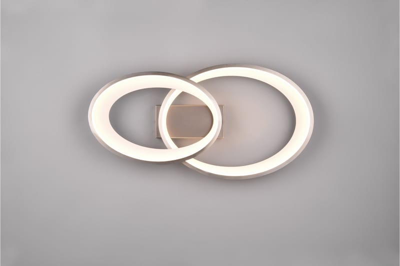 Trio Lighting Malaga LED Taklampe Børstet Stål - Belysning - Innendørsbelysning & Lamper - Taklampe - Takplafond