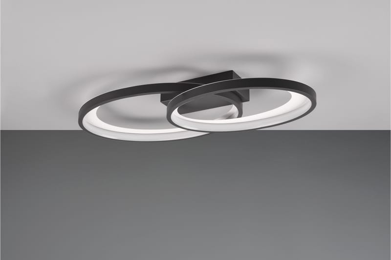 Trio Lighting Malaga LED Plafond matt svart - Belysning - Innendørsbelysning & Lamper - Taklampe - Takplafond
