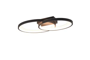 Trio Lighting Malaga LED Plafond matt svart - Belysning - Innendørsbelysning & Lamper - Taklampe - Takplafond