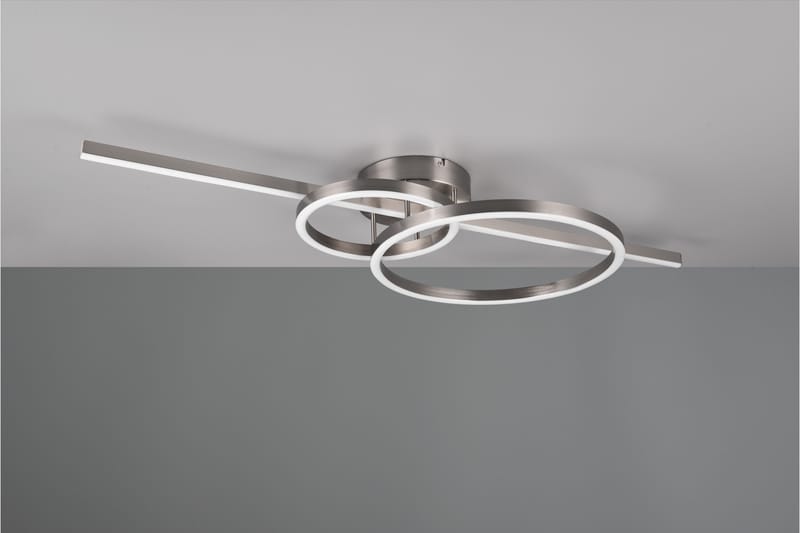 Trio Lighting Montilla LED Plafond Børstet Stål - Belysning - Innendørsbelysning & Lamper - Taklampe - Takplafond