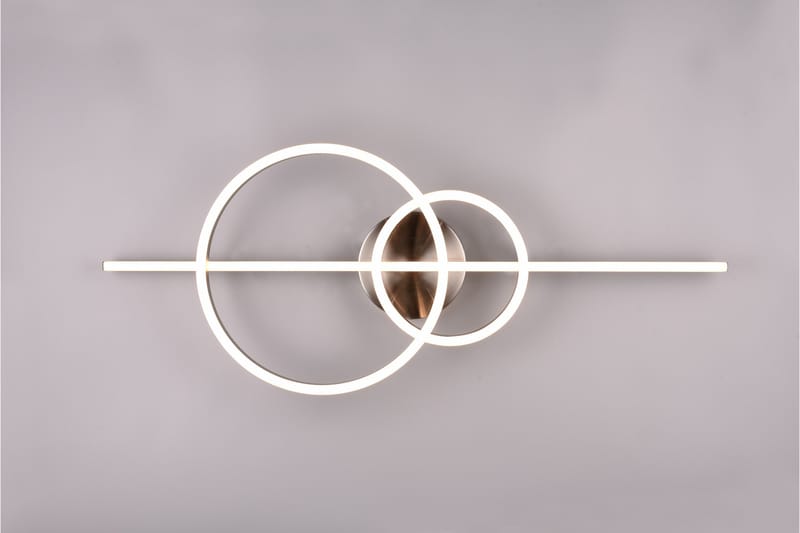 Trio Lighting Montilla LED Plafond Børstet Stål - Belysning - Innendørsbelysning & Lamper - Taklampe - Takplafond