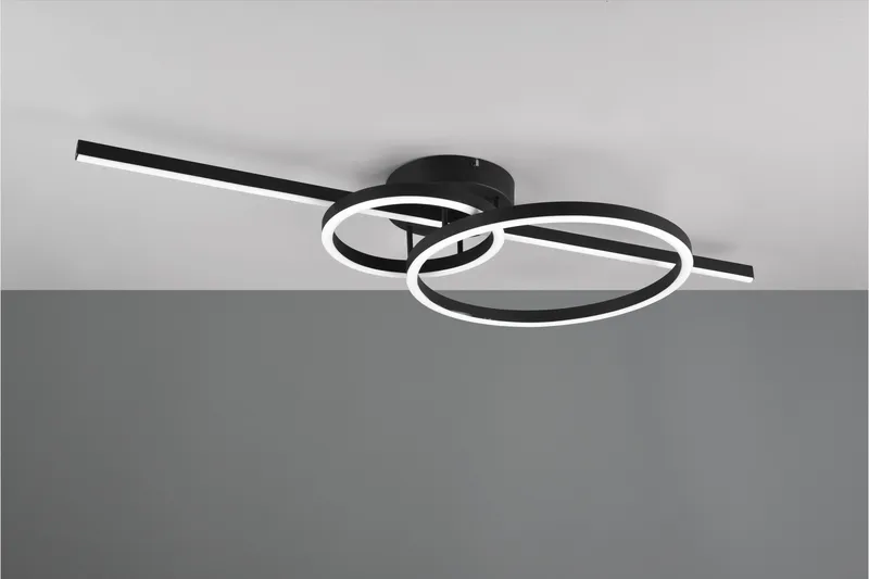 Trio Lighting Montilla LED plafond matt svart