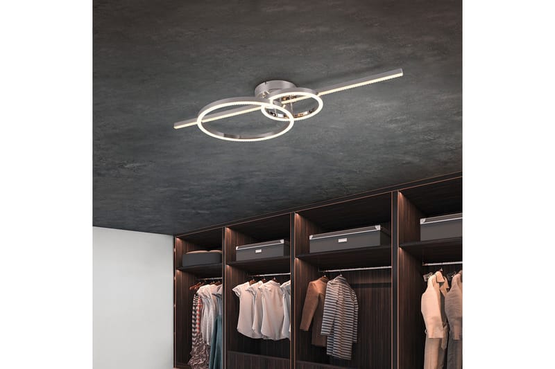 Trio Lighting Montilla LED plafond krom - Belysning - Innendørsbelysning & Lamper - Taklampe - Takplafond