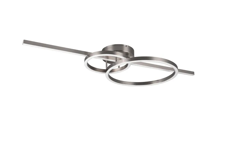 Trio Lighting Montilla LED Plafond Børstet Stål