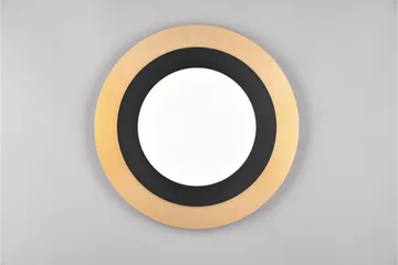 Trio Lighting Morgan LED plafond 45 cm matt svart/gull - Belysning - Innendørsbelysning & Lamper - Taklampe - Takplafond