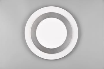 Trio Lighting Morgan LED plafond 45 cm hvit/børstet stål - Belysning - Innendørsbelysning & Lamper - Taklampe - Takplafond