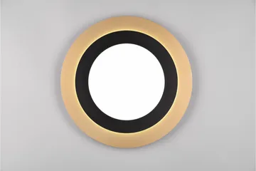 Trio Lighting Morgan LED plafond 45 cm matt svart/gull - Belysning - Innendørsbelysning & Lamper - Taklampe - Takplafond