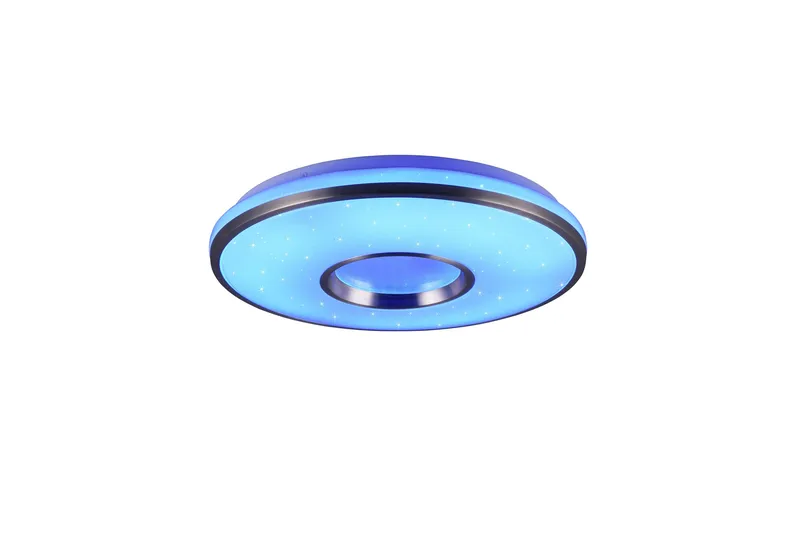 Trio Lighting Realta LED Taklampe 39 cm Børstet Aluminium RGBW - Belysning - Innendørsbelysning & Lamper - Taklampe - Takplafond