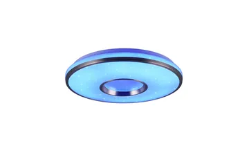 Trio Lighting Realta LED Taklampe 39 cm Børstet Aluminium RGBW - Belysning - Innendørsbelysning & Lamper - Taklampe - Takplafond