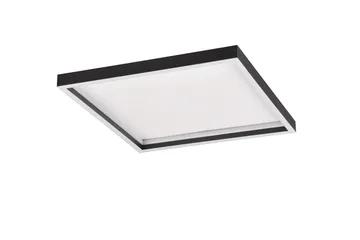 Trio Lighting Rotonda LED Plafond Firkantet Matt Svart - Belysning - Innendørsbelysning & Lamper - Taklampe - Takplafond