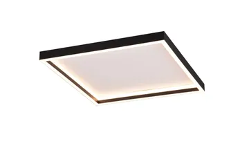 Trio Lighting Rotonda LED Plafond Firkantet Matt Svart - Belysning - Innendørsbelysning & Lamper - Taklampe - Takplafond