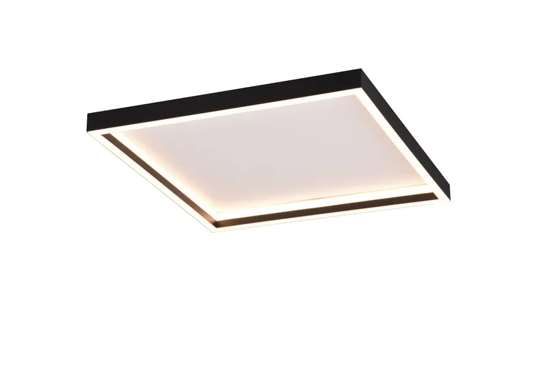 Trio Lighting Rotonda LED Plafond Firkantet Matt Svart - Belysning - Innendørsbelysning & Lamper - Taklampe - Takplafond