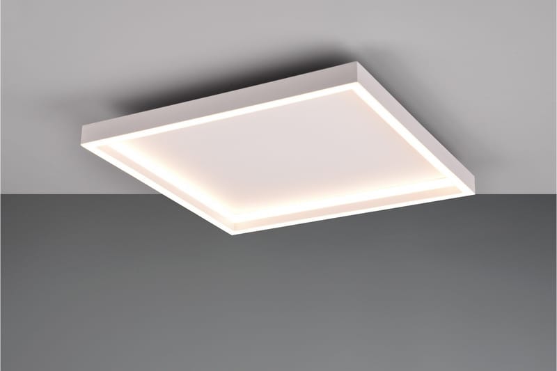 Trio Lighting Rotonda LED plafond firkantet matt hvit - Belysning - Innendørsbelysning & Lamper - Taklampe - Takplafond
