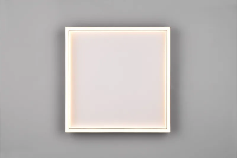 Trio Lighting Rotonda LED Plafond Firkantet Matt Svart - Belysning - Innendørsbelysning & Lamper - Taklampe - Takplafond