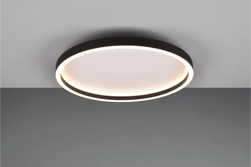 Trio Lighting Rotonda LED plafond rund matt svart - Belysning - Innendørsbelysning & Lamper - Taklampe - Takplafond