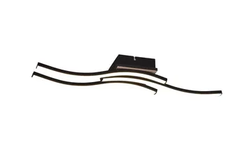 Trio Lighting Route LED Taklampe 3L matt svart/Tre - Belysning - Innendørsbelysning & Lamper - Taklampe - Takplafond