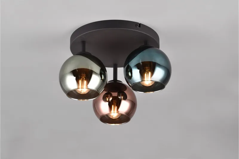 Trio Lighting Sheldon plafond 3L E14 flerfarget - Belysning - Innendørsbelysning & Lamper - Taklampe - Takplafond