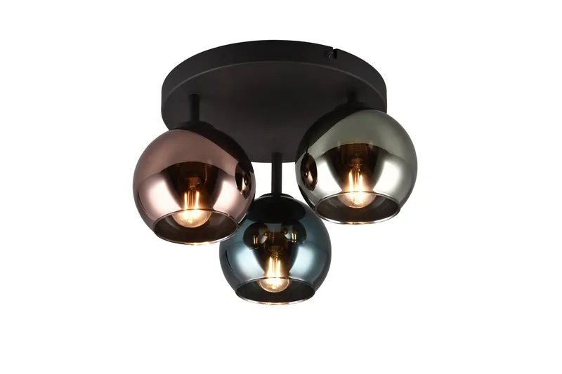 Trio Lighting Sheldon plafond 3L E14 flerfarget - Belysning - Innendørsbelysning & Lamper - Taklampe - Takplafond