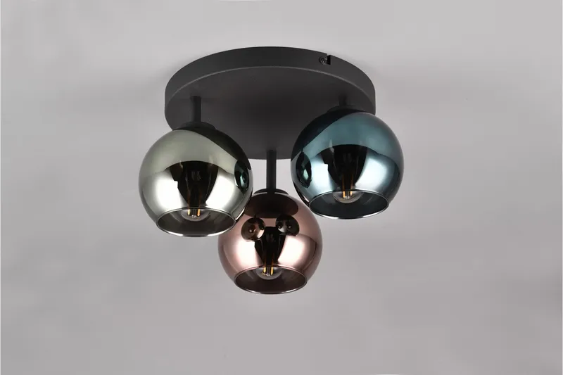 Trio Lighting Sheldon plafond 3L E14 flerfarget - Belysning - Innendørsbelysning & Lamper - Taklampe - Takplafond