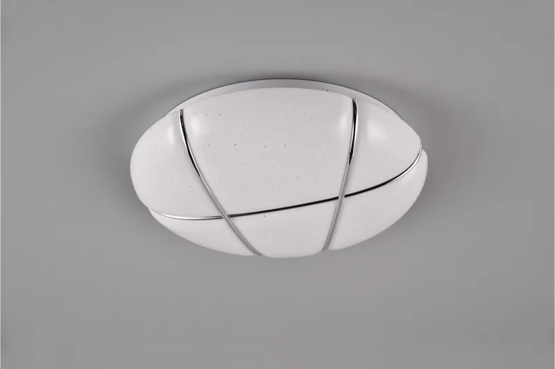 Trio Lighting Tibor LED plafond 28 cm hvit 4000K